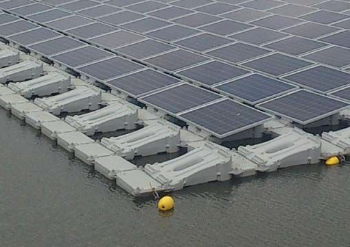 京セラなど、農業用ため池など水上設置型の太陽光発電事業に参入