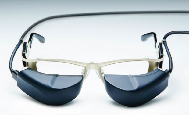 メガネスーパー、メガネ型ウェアラブル端末「b.g.（ビージー）」最新の商品プロトタイプを発表