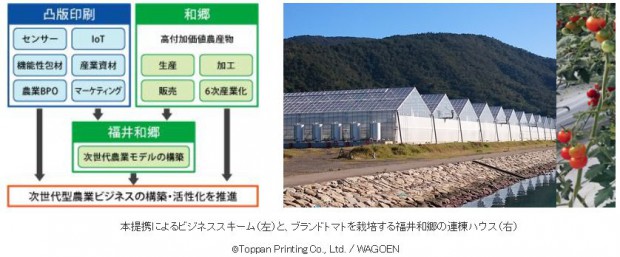 凸版印刷、次世代型農業ビジネスを手がける株式会社福井和郷と資本・業務提携へ