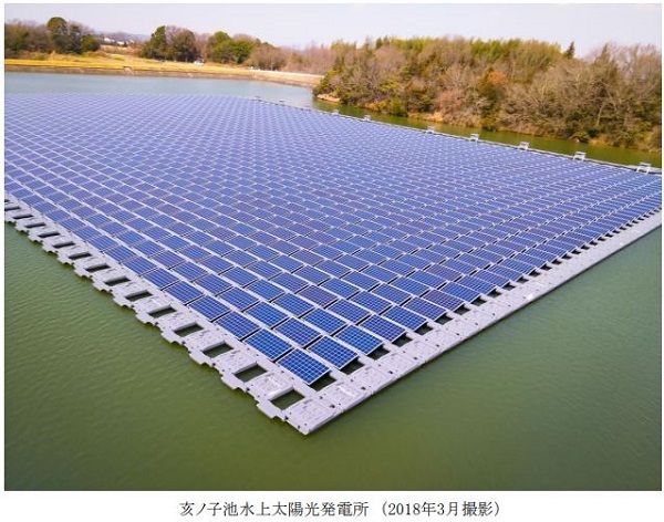 ノーリツ、全国一多い兵庫県のため池を活用した水上フロート式メガソーラーを建設