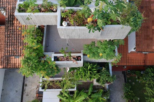 マレーシア「現代建築ｘ都市型農業」プランターBOXハウス＜動画付＞