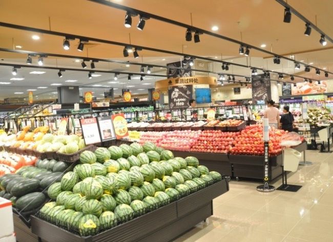 中国・広東イオンにて初のスーパーマーケット店舗を開設。生鮮売場やネットスーパーの強化へ