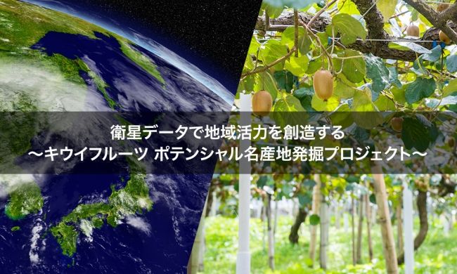 JAXA認定ベンチャーの天地人、ゼスプリと共同にて衛生データを活用したキウイフルーツ栽培の実証へ