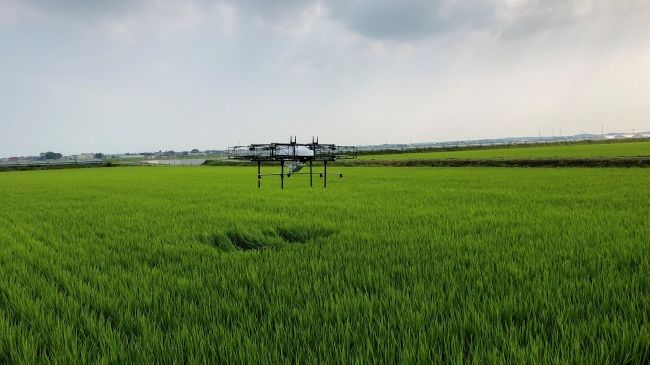 住友商事とナイルワークス、農業用ドローンによる1,000ヘクタール超の水稲生育データを取得
