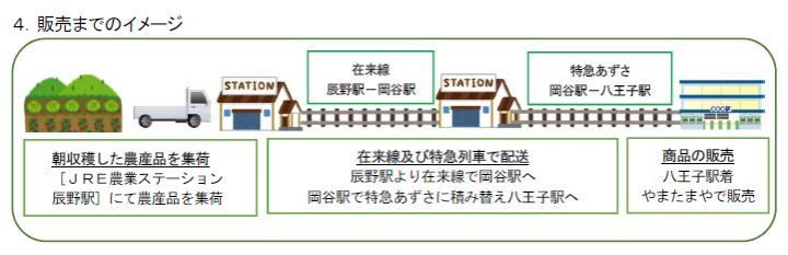 JR東日本と農業総研、首都圏消費地へ朝どれ農産物を輸送する実証実験