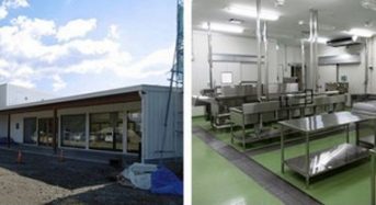 植物工場によるホウレン草の生産と介護食向け加工施設を併設（しらかわ五葉倶楽部）