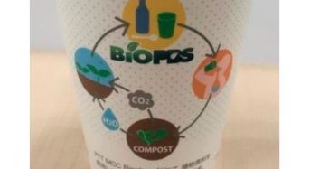 三菱ケミカル、生分解性プラスチック「BioPBS」を使用した紙コップを販売