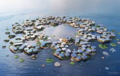 海面上昇の対策、海洋に浮かぶ街「フローティング・シティ」食料やエネルギーの自給自足を実現