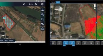 テックファーム、ドローンで農地の生育確認。独自のスマホアプリで自動操縦が可能に